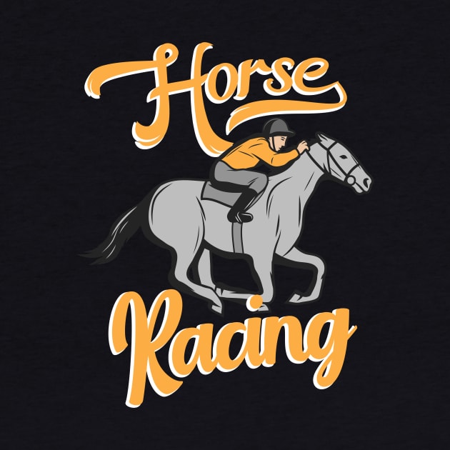 Horse Racing by Foxxy Merch